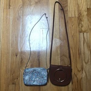 2 small crossbody bags